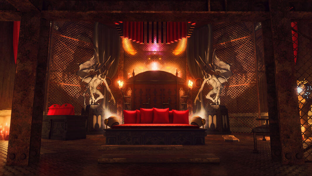 Occult Seduction In an old imperial factory, marred with rust and wear, resides a fiendish site. A lair laid out for the Cult known as the Red Void. What rituals are executed within this delapidated den?